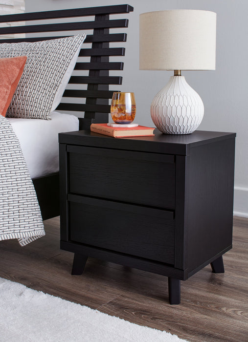 Danziar Black Nightstand - B1013-92 - Vega Furniture