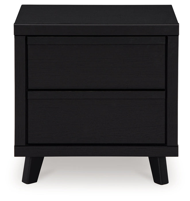 Danziar Black Nightstand - B1013-92 - Vega Furniture