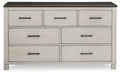 Darborn Gray/Brown Dresser - B796-31 - Vega Furniture