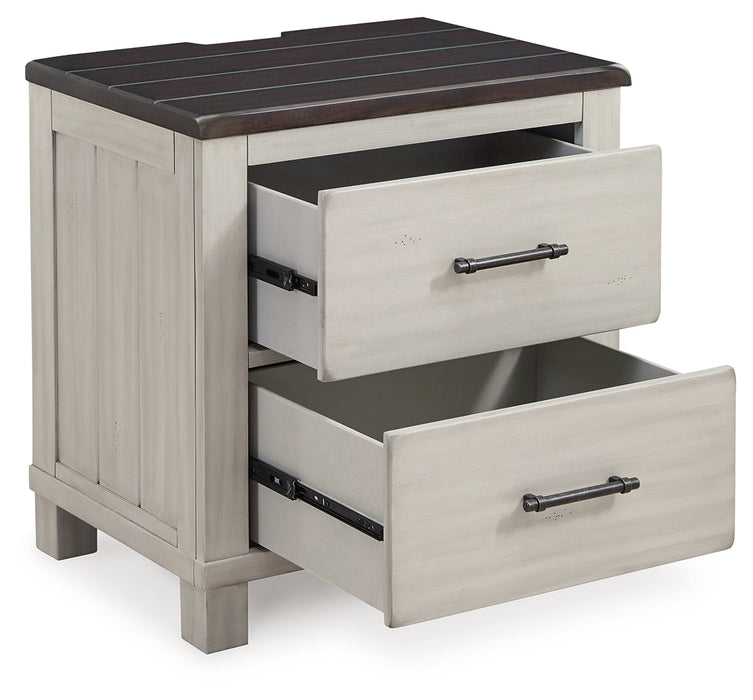 Darborn Gray/Brown Nightstand - B796-92 - Vega Furniture