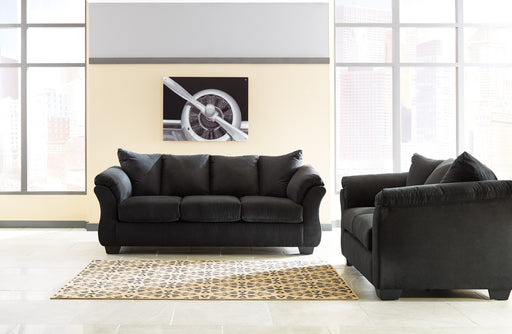 Darcy Black Living Room Set - SET | 7500838 | 7500835 - Vega Furniture