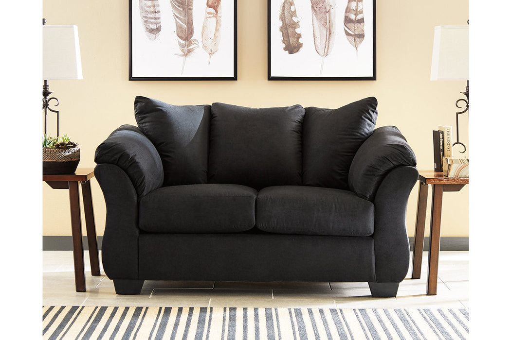 Darcy Black Loveseat - 7500835 - Vega Furniture