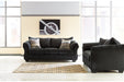 Darcy Black Loveseat - 7500835 - Vega Furniture