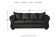 Darcy Black Sofa - 7500838 - Vega Furniture