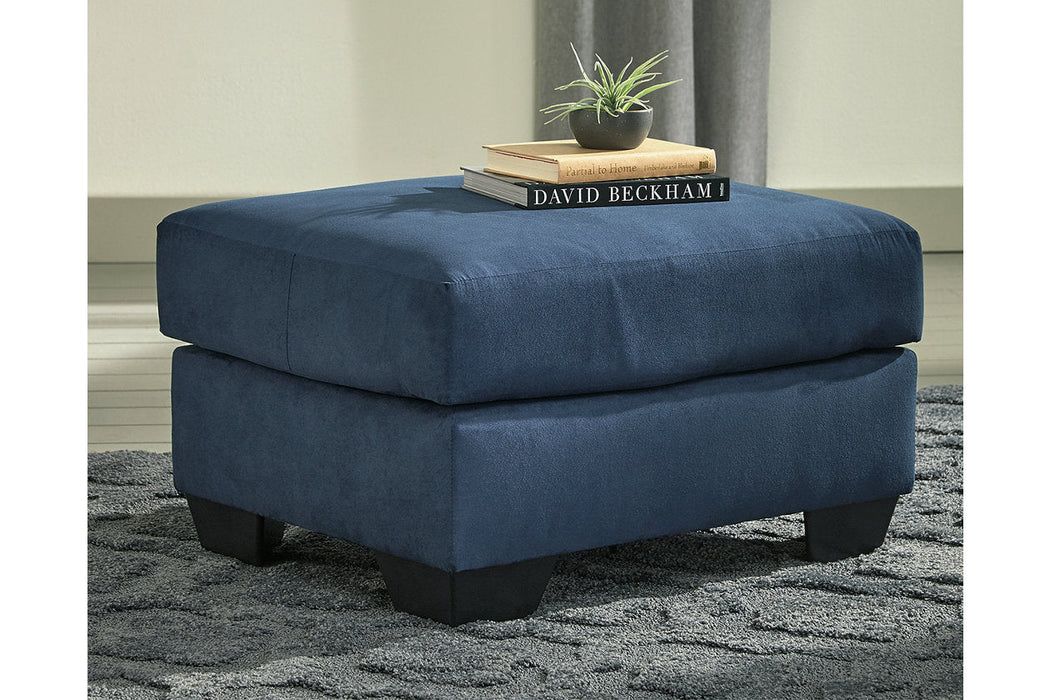 Darcy Blue Ottoman - 7500714 - Vega Furniture