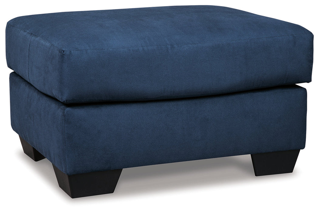 Darcy Blue Ottoman - 7500714 - Vega Furniture