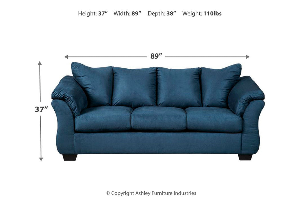 Darcy Blue Sofa - 7500738 - Vega Furniture