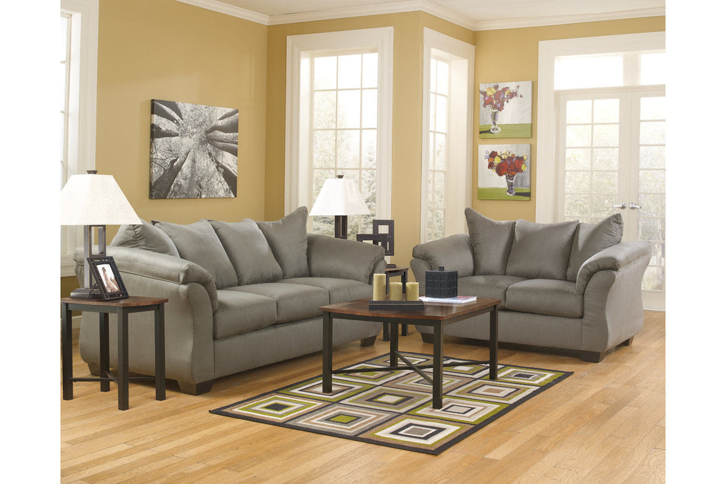 Darcy Cobblestone Loveseat - 7500535 - Vega Furniture