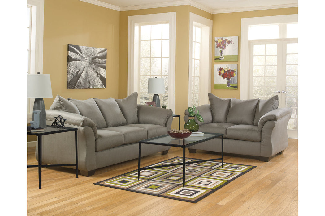 Darcy Cobblestone Loveseat - 7500535 - Vega Furniture