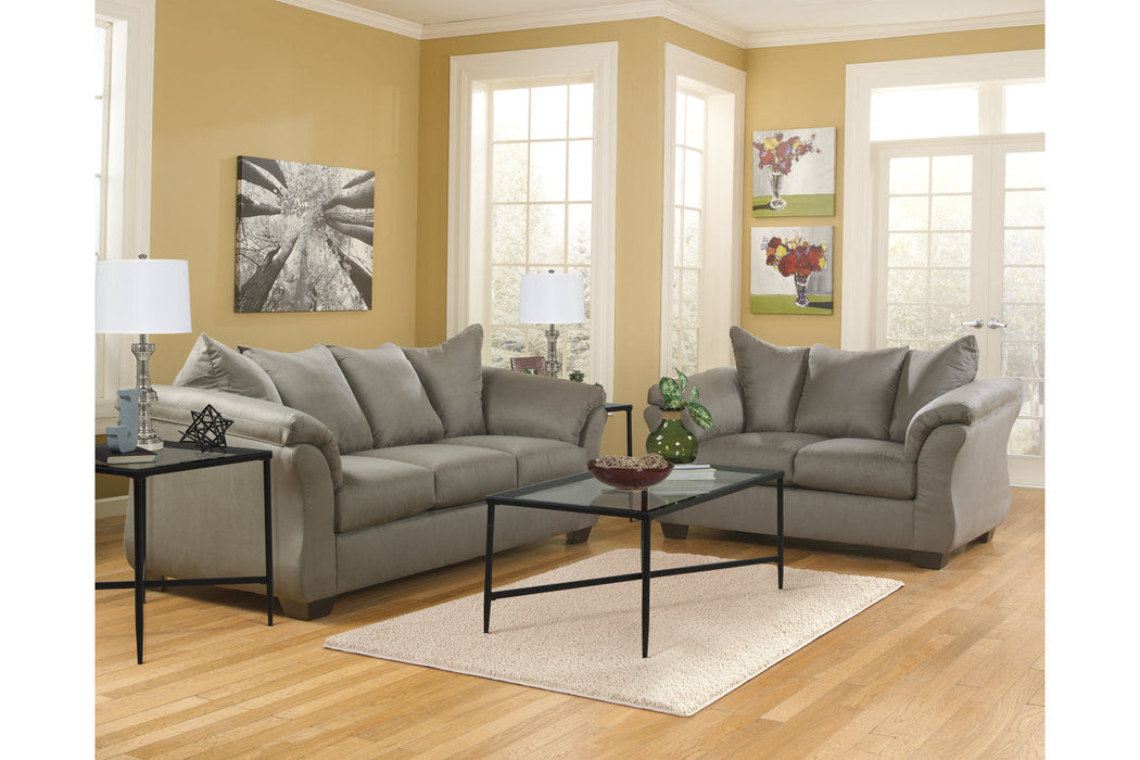 Darcy Cobblestone Loveseat - 7500535 - Vega Furniture