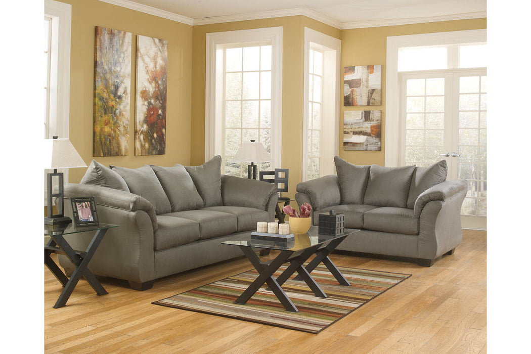 Darcy Cobblestone Loveseat - 7500535 - Vega Furniture