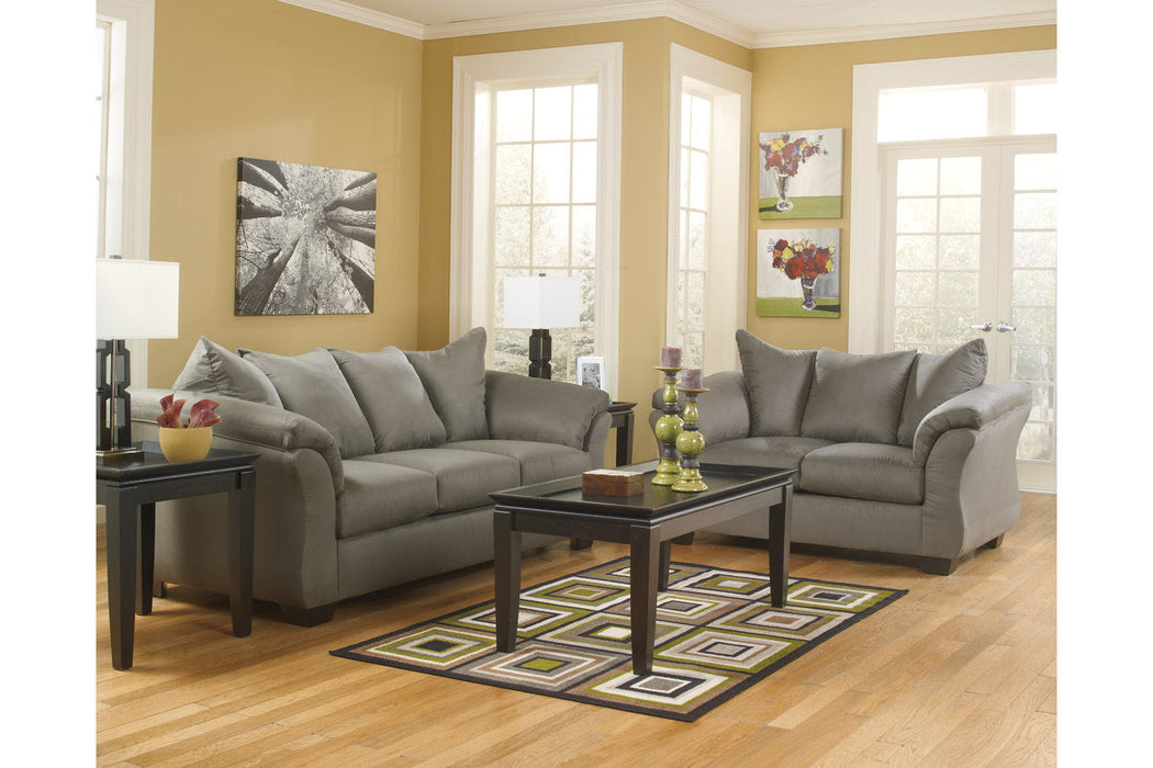 Darcy Cobblestone Loveseat - 7500535 - Vega Furniture