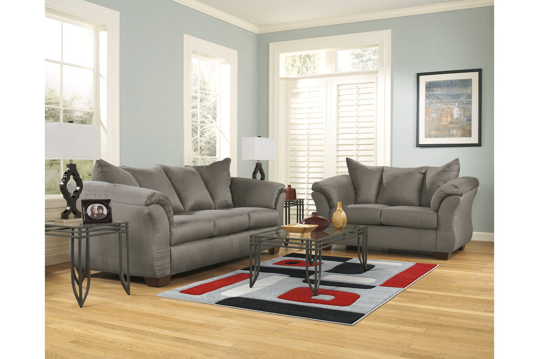 Darcy Cobblestone Loveseat - 7500535 - Vega Furniture