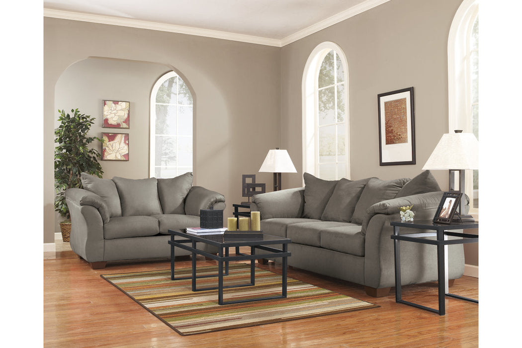 Darcy Cobblestone Loveseat - 7500535 - Vega Furniture