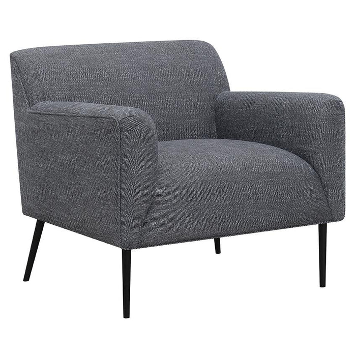 Darlene Charcoal Upholstered Tight Back Accent Chair - 905640 - Vega Furniture
