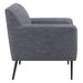 Darlene Charcoal Upholstered Tight Back Accent Chair - 905640 - Vega Furniture