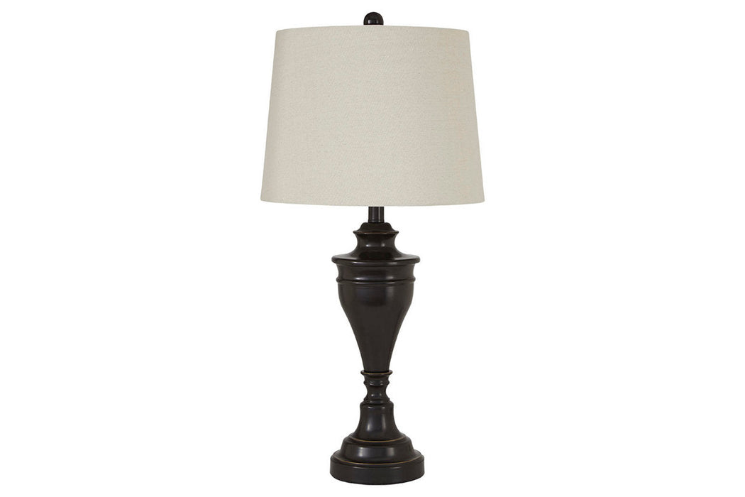 Darlita Bronze Finish Table Lamp, Set of 2 - L204024 - Vega Furniture