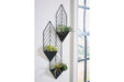 Dashney Black Wall Planter On Stand - A8010367 - Vega Furniture