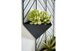 Dashney Black Wall Planter On Stand - A8010367 - Vega Furniture