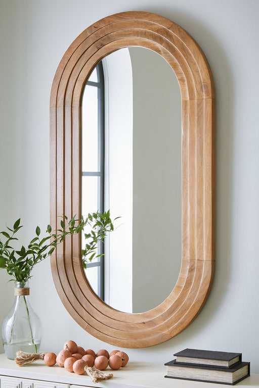 Daverly Brown Accent Mirror - A8010326 - Vega Furniture