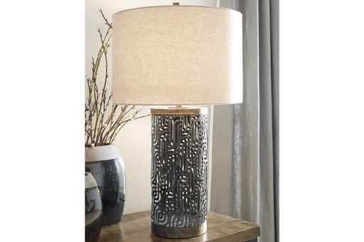 Dayo Gray/Gold Finish Table Lamp - L207364 - Vega Furniture