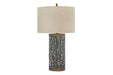 Dayo Gray/Gold Finish Table Lamp - L207364 - Vega Furniture