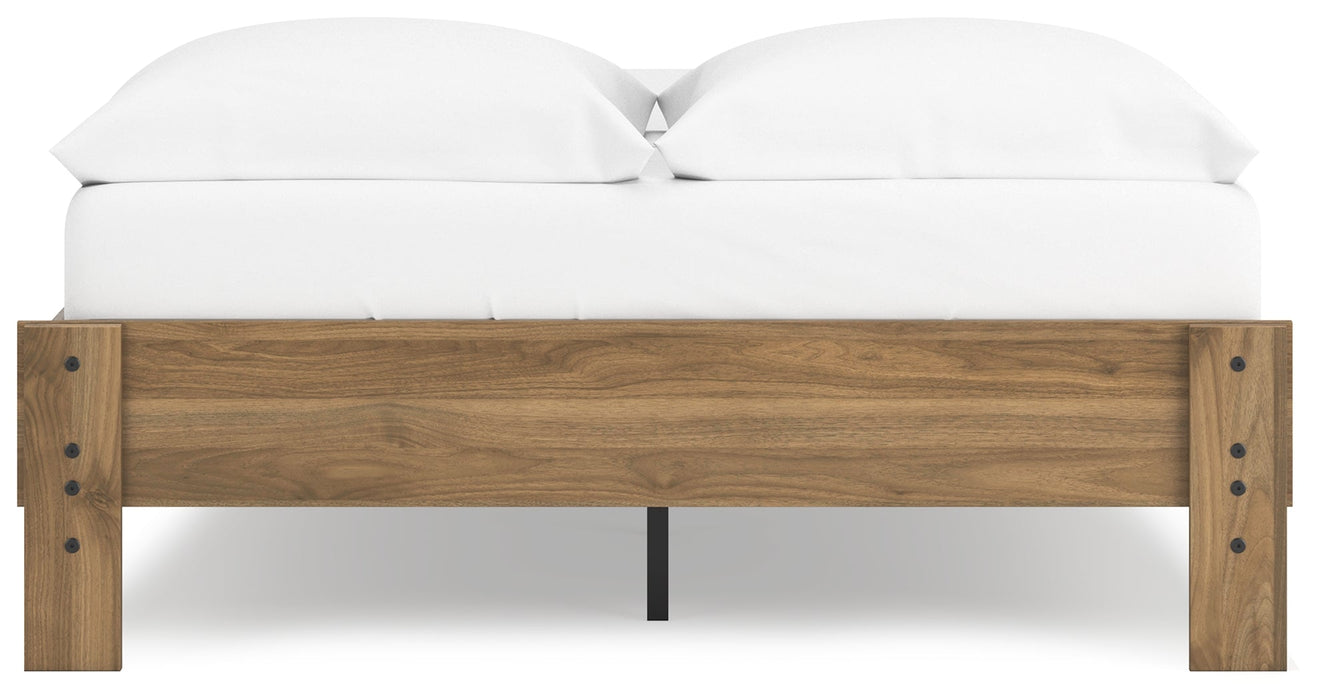 Deanlow Honey Full Platform Bed - EB1866-112 - Vega Furniture