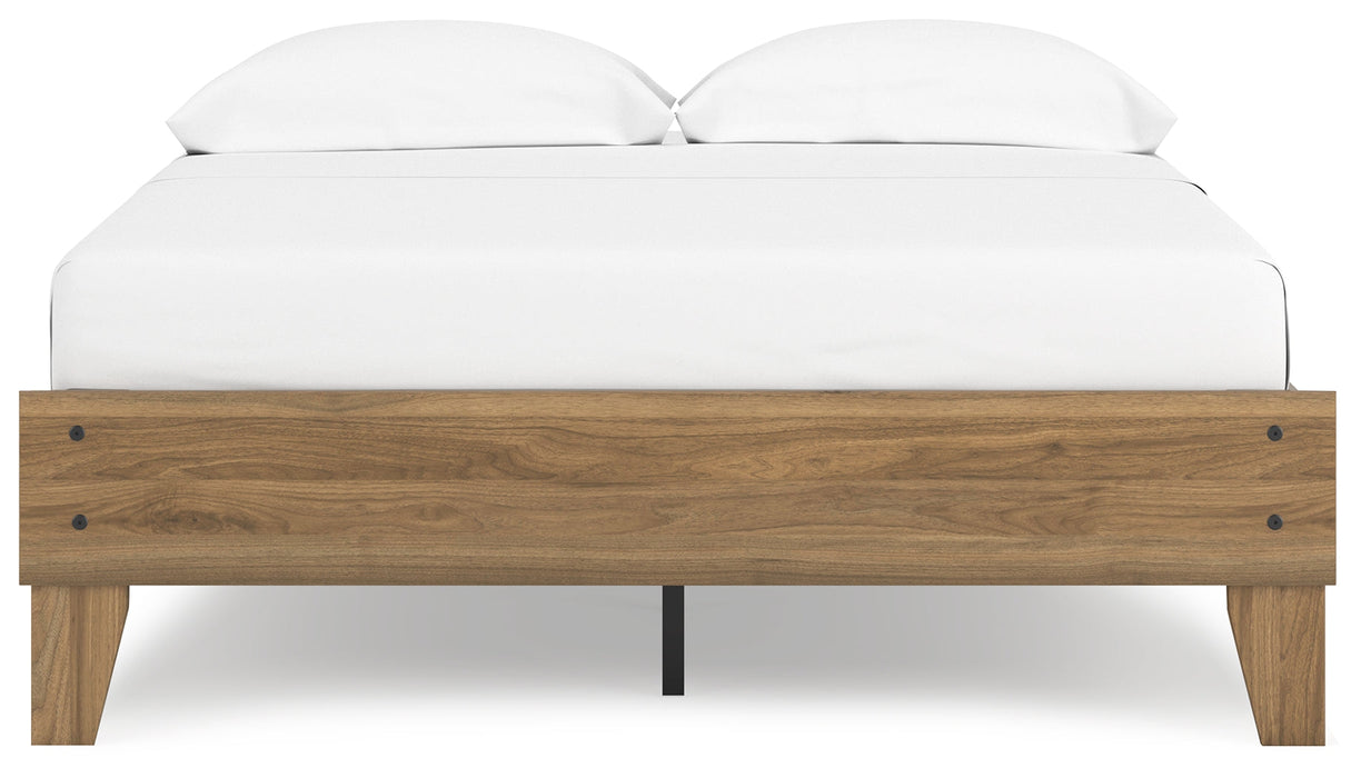 Deanlow Honey Full Platform Bed - EB1866-112 - Vega Furniture