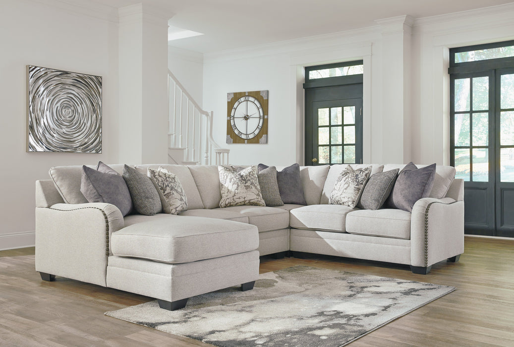 Dellara Chalk LAF Sectional - SET | 3210116 | 3210134 | 3210156 | 3210177 - Vega Furniture