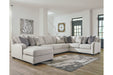 Dellara Chalk Large LAF Sectional - SET | 3210116 | 3210134 | 3210156 | 3210177 | 3210146 | 3210111 - Vega Furniture