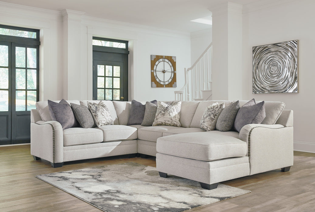 Dellara Chalk RAF Sectional - SET | 3210117 | 3210134 | 3210155 | 3210177 | 3210111 - Vega Furniture