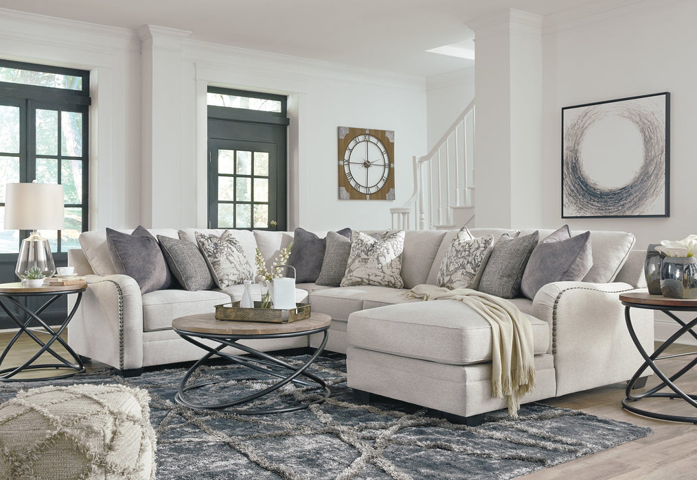 Dellara Chalk RAF Sectional - SET | 3210117 | 3210134 | 3210155 | 3210177 | 3210111 - Vega Furniture