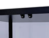 Delphinium Black/Clear 5-Shelf Glass Curio Cabinet - 950170 - Vega Furniture