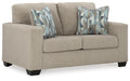 Deltona Parchment Loveseat - 5120435 - Vega Furniture