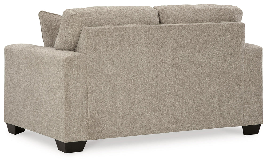 Deltona Parchment Loveseat - 5120435 - Vega Furniture