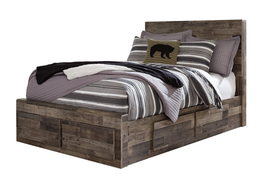 Derekson Multi Gray Double Side/Footboard Storage Platform Youth Bedroom Set - SET | B200-84S | B200-87 | B200-50(2) | B200-92 | B200-46 | B100-12 - Vega Furniture