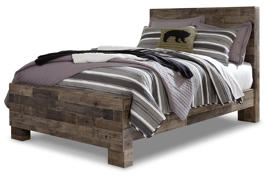 Derekson Multi Gray Full Panel Bed - SET | B200-84 | B200-86 | B200-87 - Vega Furniture