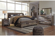 Derekson Multi Gray King Panel Bed - SET | B200-56 | B200-58 | B200-97 - Vega Furniture