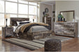 Derekson Multi Gray Queen Panel Bed with 6 Storage Drawers - SET | B100-13 | B200-57 | B200-54S | B200-60(2) - Vega Furniture