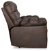 Derwin Nut Reclining Loveseat with Console - 2840194 - Vega Furniture