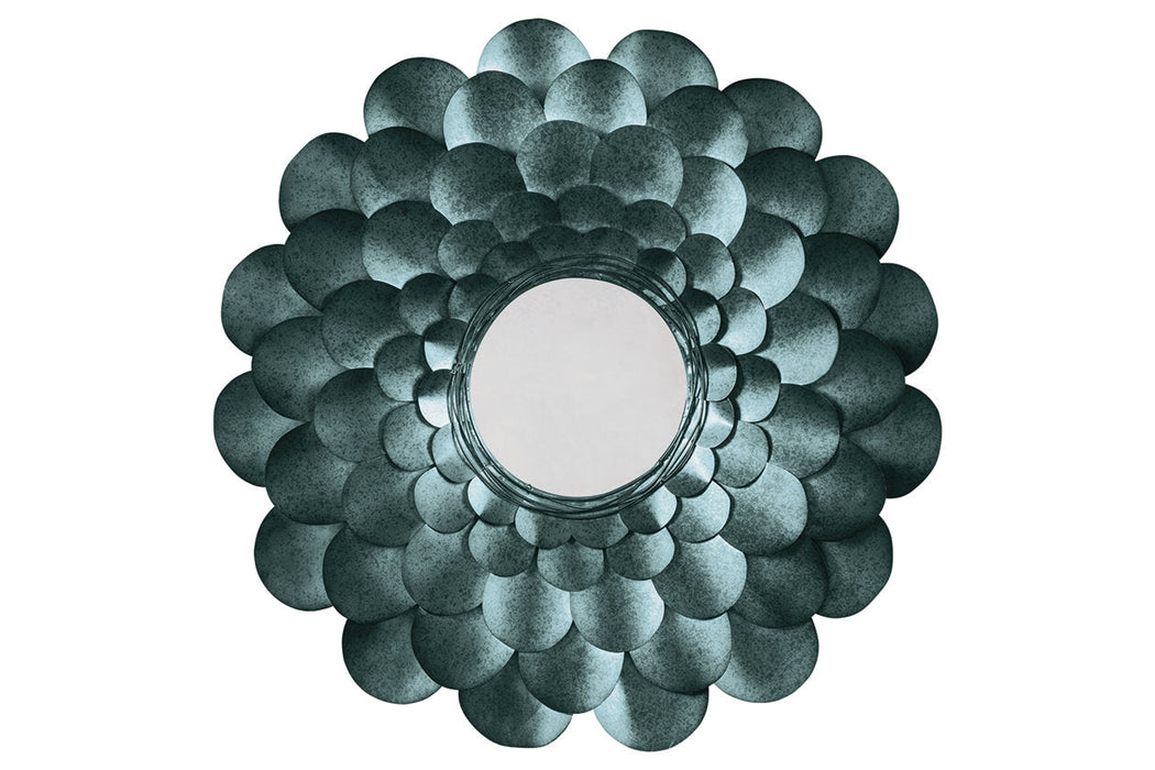 Deunoro Blue Accent Mirror - A8010061 - Vega Furniture