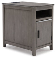 Devonsted Gray Chairside End Table - T310-417 - Vega Furniture