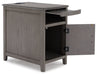 Devonsted Gray Chairside End Table - T310-417 - Vega Furniture