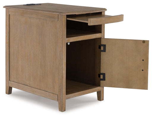 Devonsted Light Brown Chairside End Table - T310-317 - Vega Furniture