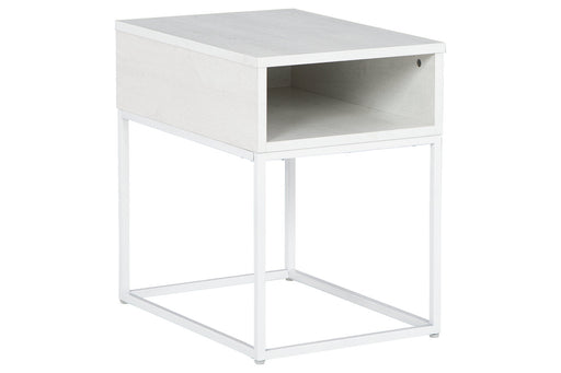 Deznee White End Table - T162-3 - Vega Furniture