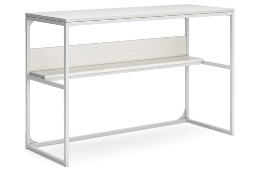 Deznee White Home Office Desk - H162-14 - Vega Furniture