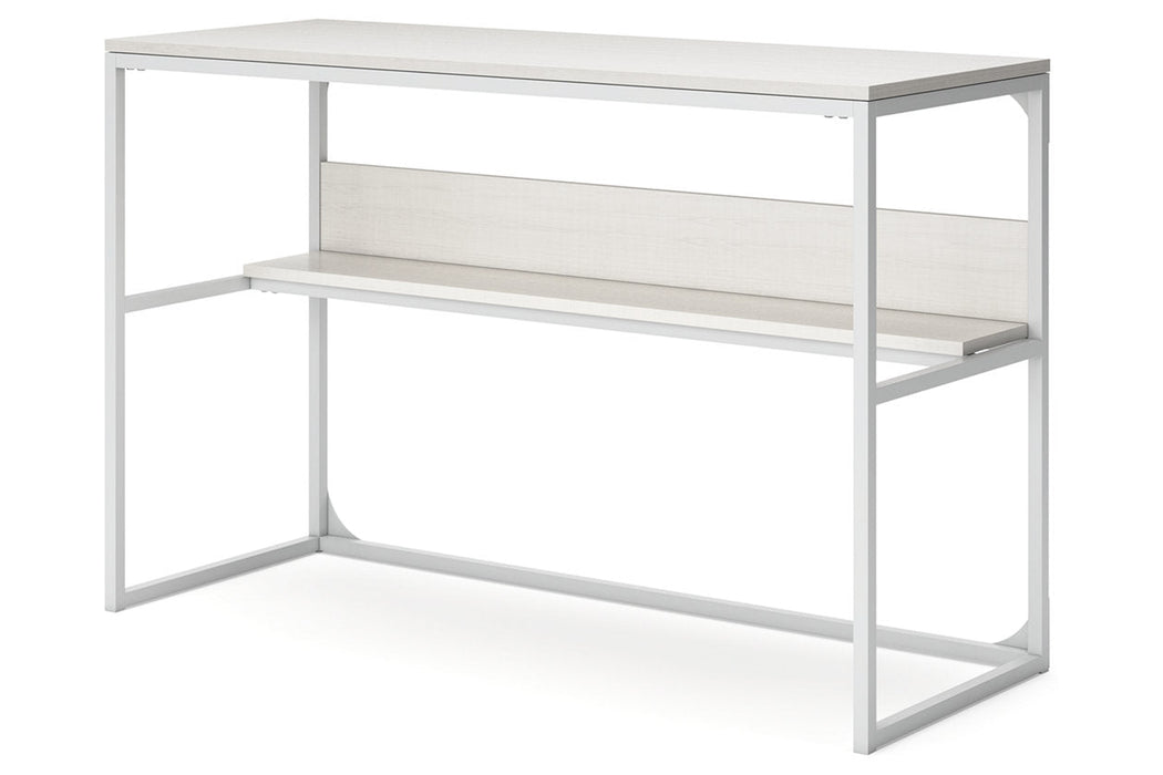 Deznee White Home Office Desk - H162-14 - Vega Furniture