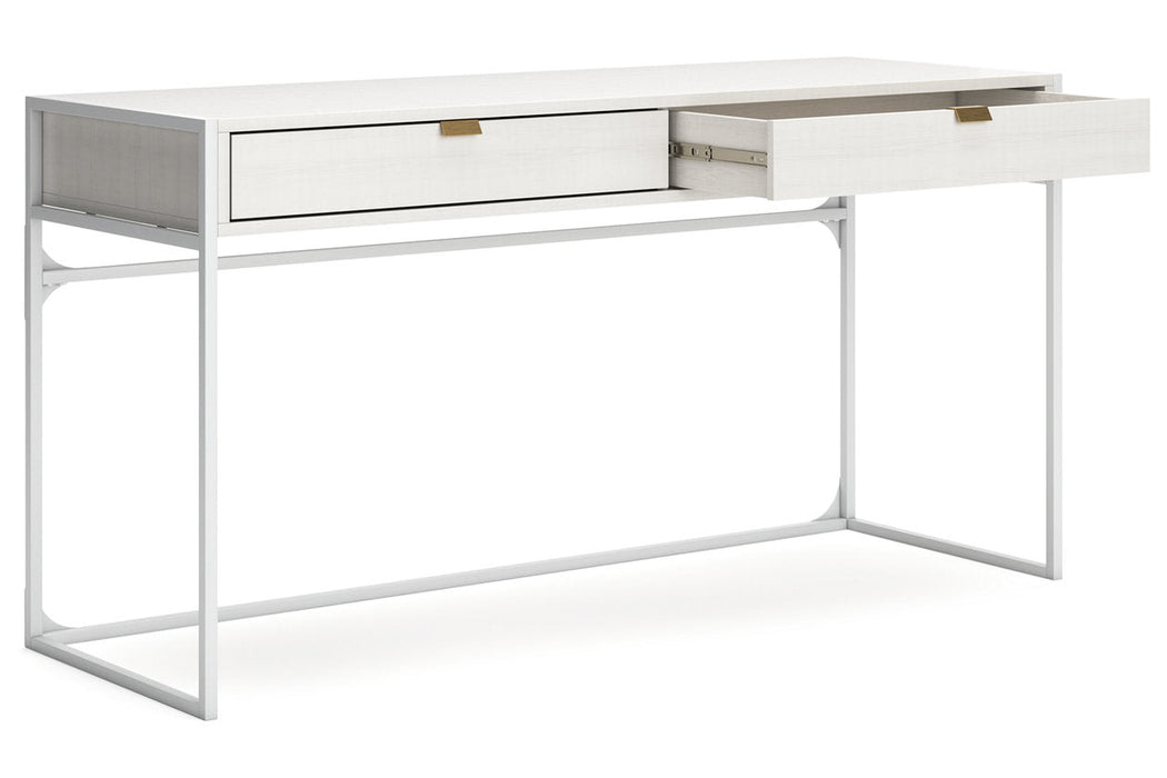 Deznee White Home Office Desk - H162-44 - Vega Furniture