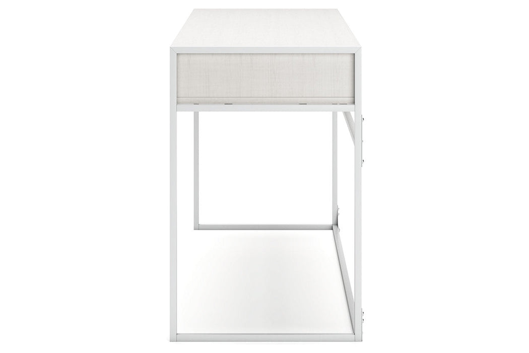 Deznee White Home Office Desk - H162-44 - Vega Furniture