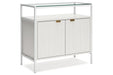 Deznee White Small Bookcase - H162-16 - Vega Furniture